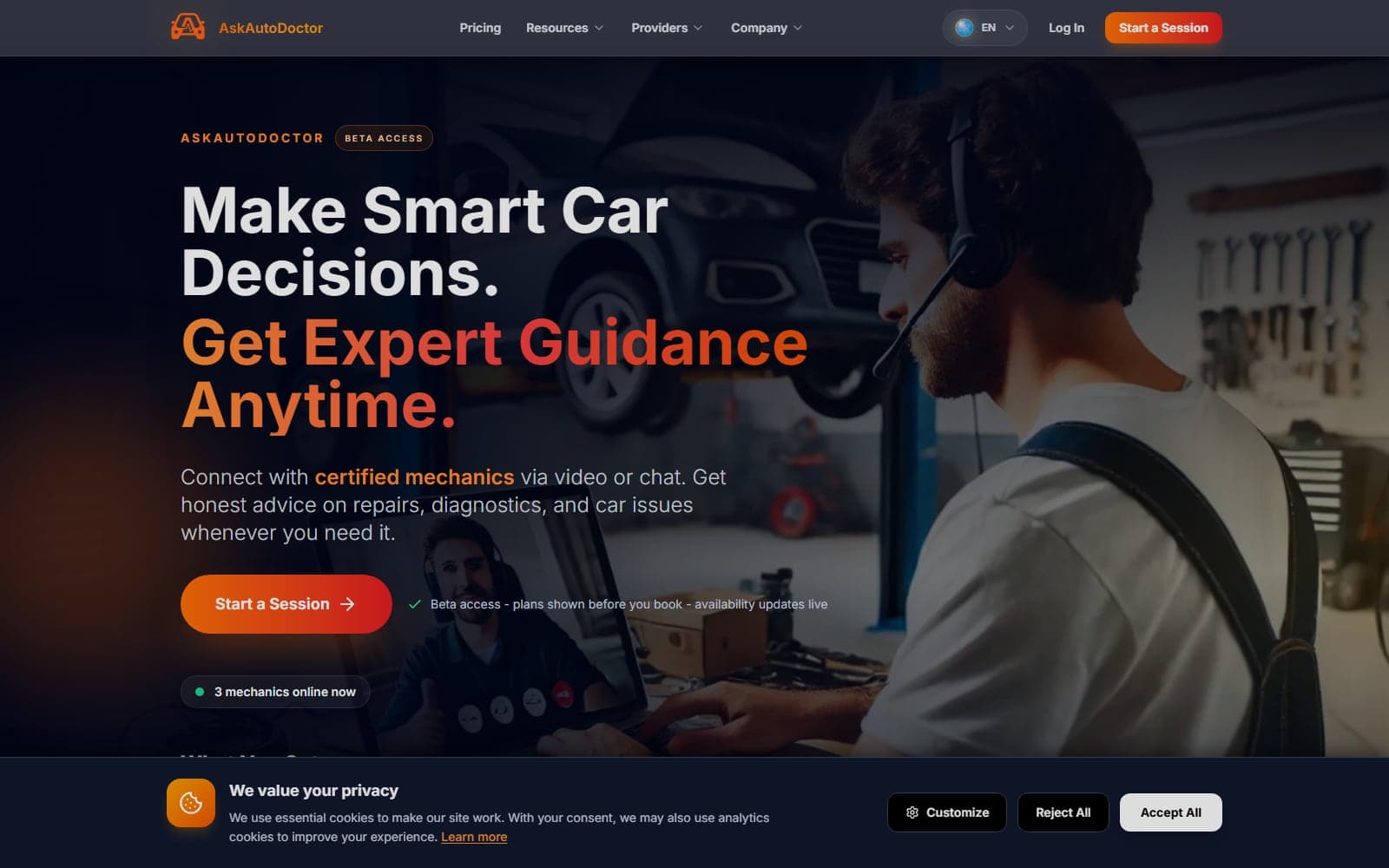 AskAutoDoctor: Expert car advice on demand: owners, mechanics and workshops on one trusted platform.